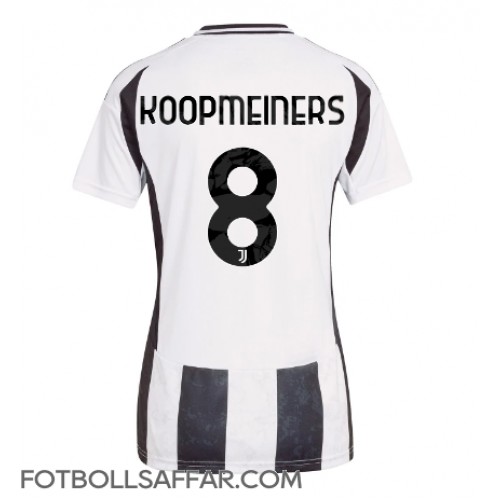 Juventus Teun Koopmeiners #8 Hemmatröja Dam 2024-25 Kortärmad